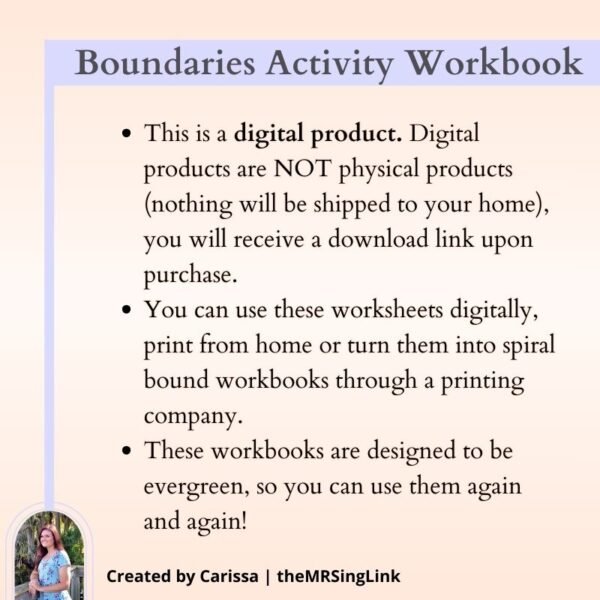 Boundaries Activity Workbook for Adults - Image 4