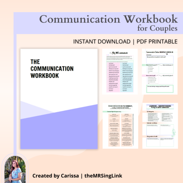 Couples Communication Workbook
