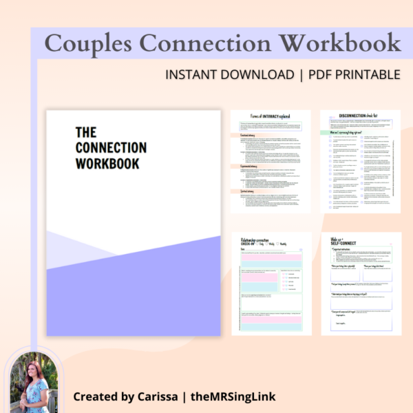 Couples Connection Intimacy Workbook for Couples