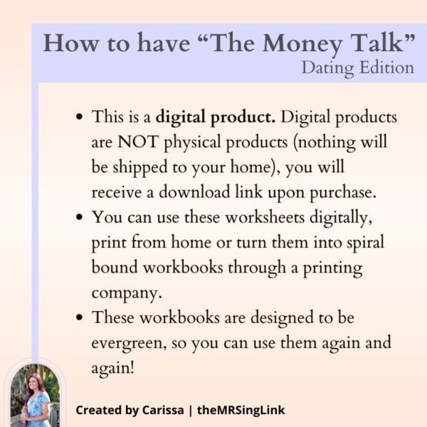 How to Talk About Money in Dating Workbook - Image 4