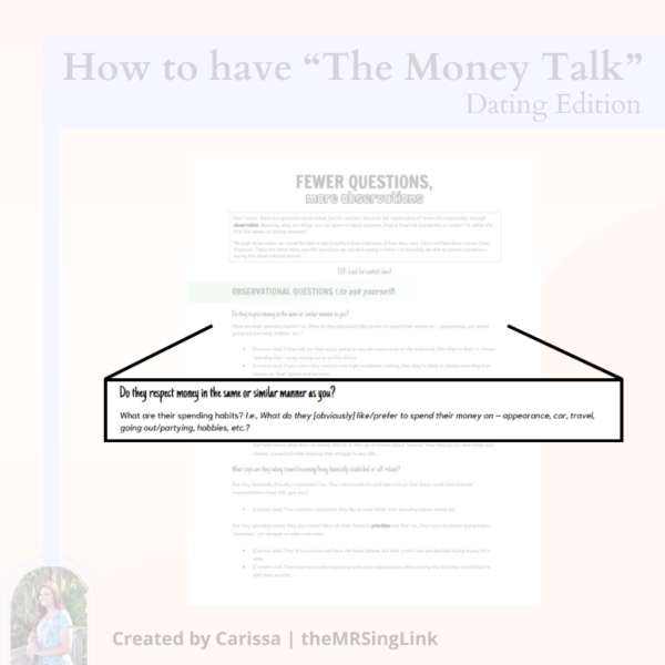 How to Talk About Money in Dating Workbook - Image 2