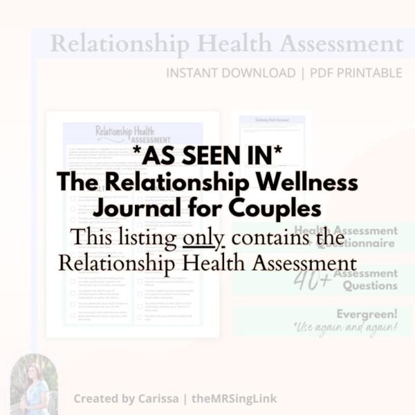 Relationship Health Assessment Worksheets - Image 2